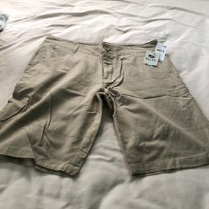 NWT, Rusty shorts,size 31, tan